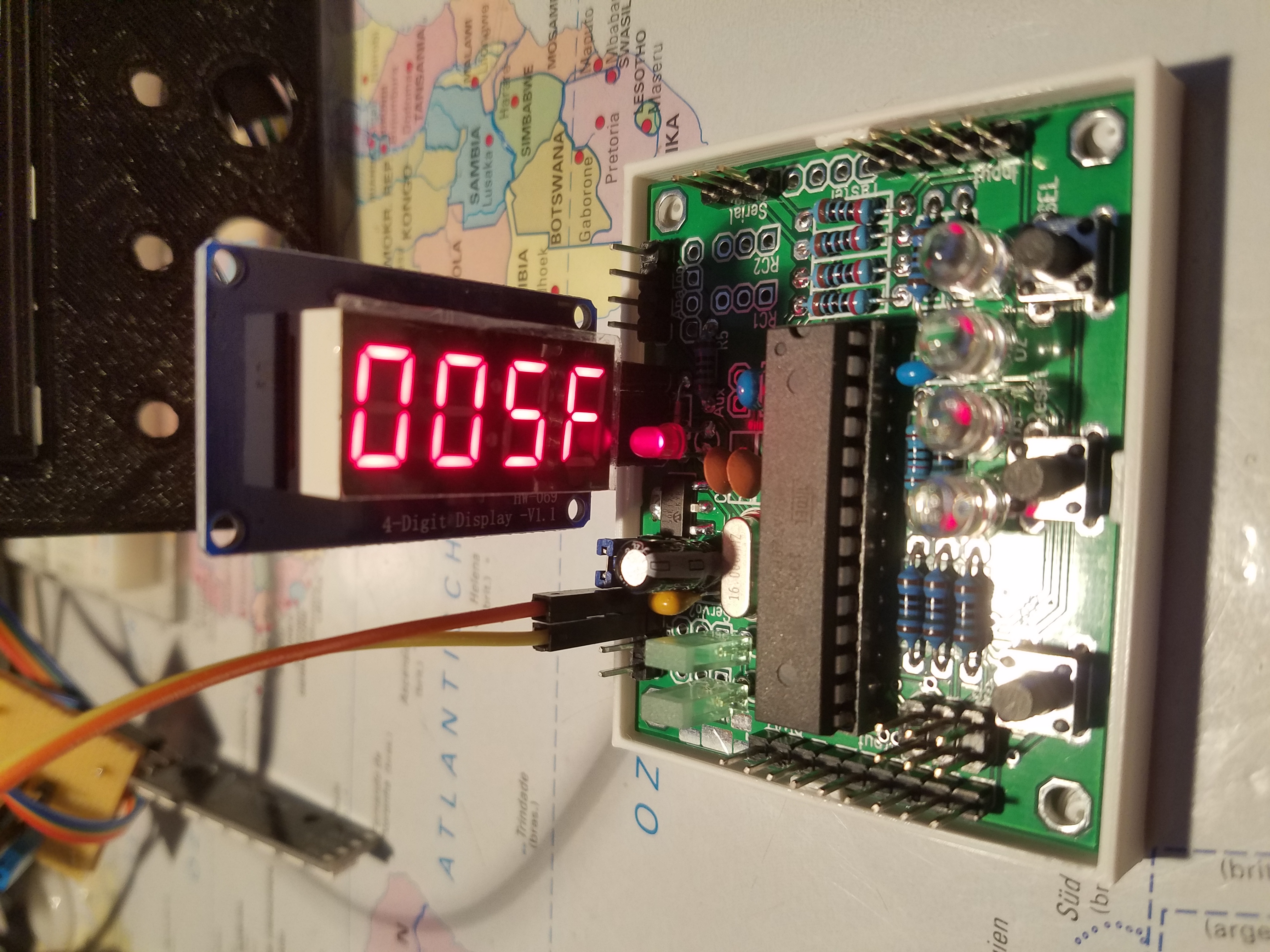 Arduino_TPS mit aufgesetztem TM1637 Display